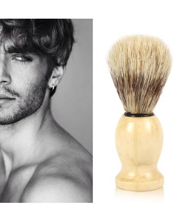 Gientan Shaving Brush for Men | Wooden Handle Facial Hair Shaving Tool | Premium Cosmetic Tool - International Shipping Available - Buy Online on GoSupps.com