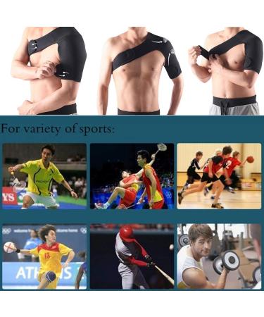 Buy Adjustable Elastic Shoulder Support Brace for Men & Women | Breathable Neoprene Compression Sleeves | Posture Corrector Strap for Optimal Back Support - Buy Online on GoSupps.com