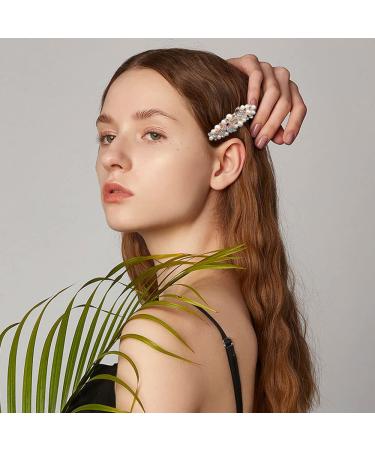 4-Piece Butterfly Hair Clips Set for Women & Girls | Rhinestone & Pearl Hair Accessories | Perfect for Parties Weddings & Everyday Use - Buy Online on GoSupps.com