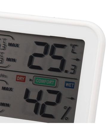 Buy High Accuracy Digital Thermometer Hygrometer - LCD Hygrothermograph for Home (White) | International Shipping Available - Buy Online on GoSupps.com
