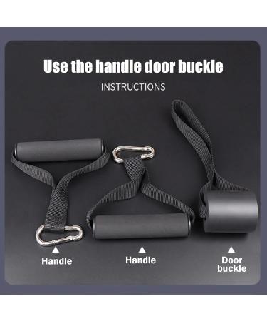 Resistance Pull Up Bands - 4pcs Pull Up Assistance Bands | Multifunctional Stretching Tension Bands with Accessories Heavy Stretch Workout Resistance Bands for Full-Body Leg Muscle Training Yoga - Buy Online on GoSupps.com