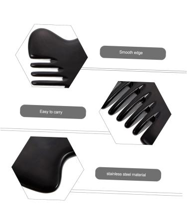 Beaupretty 2 STK Massage Comb & Scratching Tool - Household Massage Chambers | Scalp Massager | Black 10x6cm | International Shipping Available - Buy Online on GoSupps.com