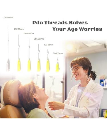 Oldream PDO Threads for Face Lift - Mono Screw Type - 30G 25MM - 20pcs | International Shipping Available - Buy Online on GoSupps.com