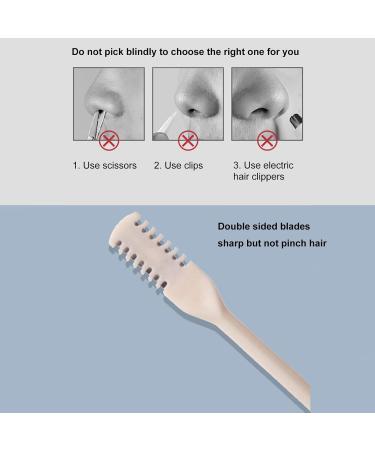 Jadeshay 24Pcs 360 Degree Rotating Nose Hair Trimmer Double Head Nose Plucker - Buy Online on GoSupps.com