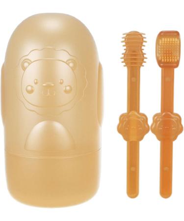 Soft Silicone Toothbrush Set for Infants & Children | Massage Toothbrush Tongue Brush & Dust Protection - Buy Online on GoSupps.com
