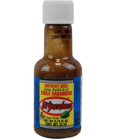 El Yucateco Habanero Hot Sauce Gift Set | 1 x Caribbean Habanero 22ml | 1 x Habanero Hot 22ml | 1 x Habanero Green 22ml | 1 x Habanero Red 22ml - Multipack Gift Set for Hot Sauce Lovers - Buy Online on GoSupps.com