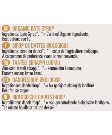 Biona Organic Date Syrup 350g - Buy Online on GoSupps.com