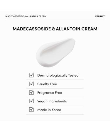FRANKLY Madecassoside & Allantoin Cream - Moisturizing Anti-Aging Skincare | Even Skin Texture & Tone | 1.01 fl. oz - Buy Online on GoSupps.com