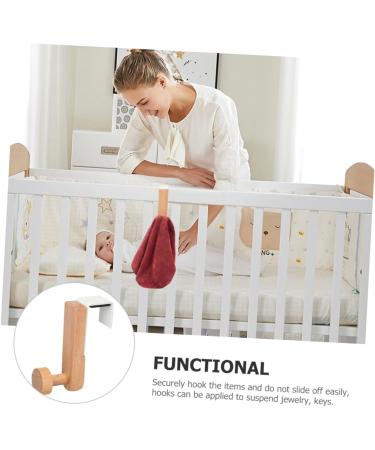 Alipis Wood Cupboards Hat Home Door Hooks Hats Key Coat Hanging Wooden Iron Bedroom Hook Umbrella Punch - Buy Online on GoSupps.com