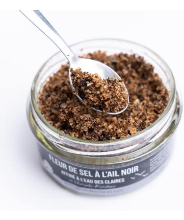 Organic Fermented Black Garlic Salt Flower Made in France 100% Natural Quality and Preservative-Free Ideal for Cooking Powerful Antioxidant Source of Vitamins and Trace Elements - Buy Online on GoSupps.com