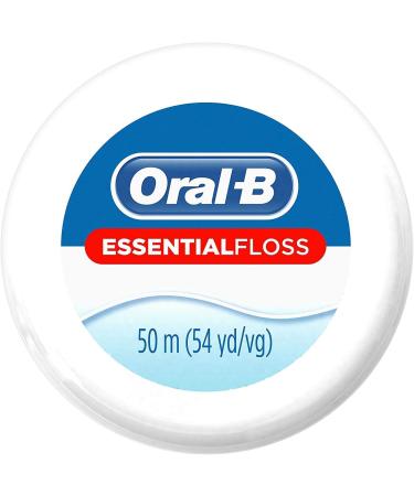 Oral-B Essential Waxed Mint Floss 54 Yards (50 meters) - Pack of 2 - Buy Online on GoSupps.com