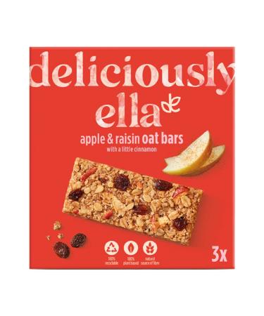 London Grocery 6 x Deliciously Ella Apple Raisin & Cinnamon Oat Bar Multipack 3 x 50g