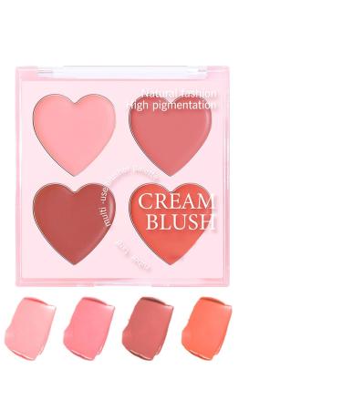 Makeup Blush Palette Face Matte Contour Blush Makeup Palette Smudge Resistant Makeup Cosmetics for Daily Use Travel Wedding and Events