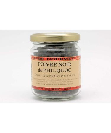 Aube-Gourmet Phu-Quoc black pepper in a 100 gram jar - Buy Online on GoSupps.com