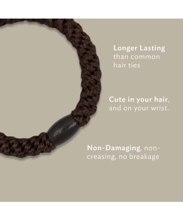 L. Erickson Grab & Go Pony Tube - Black Opal Black | Stylish Hair Accessories for Effortless Updos - Fast International Shipping - Buy Online on GoSupps.com