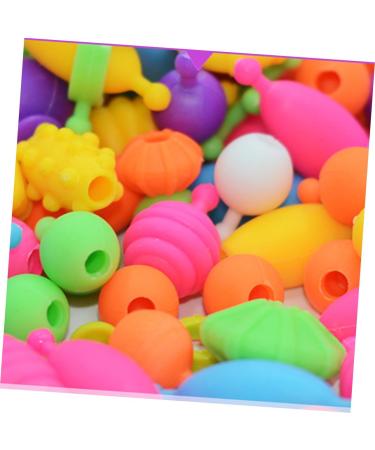 HEMOTON 1 Box Necklace Jewelry Little Girl Necklace Childrens Toy Pop Beads Toys Toys Jewelry Making Kit Toys DIY Necklaces Beads Bracelets Cute Bracelets for - Buy Online on GoSupps.com