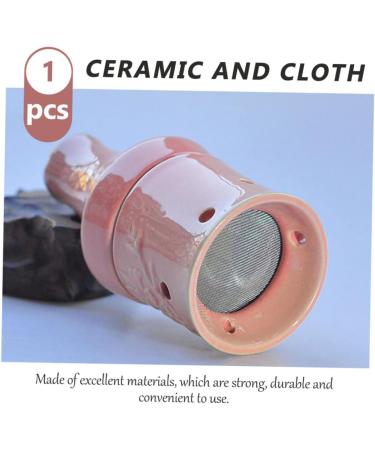 FOMIYES Peach Blossom Moxibustion Ceramic Bottle - Unique Moxa Heating Tank for Muscle Relief - Pink Moxibustion Pot for International Shipping - Buy Online on GoSupps.com
