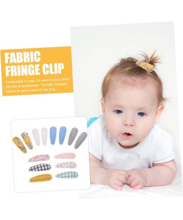 Toyvian 50 Pairs Fabric Bang Side Clip Barrette for Girls Toddler Hair Barrettes Girls Hair Toddler Hair Accessories for Girls Hair Clips for Girls Toddler Hair Clips Bangs Pair Clip Child - Buy Online on GoSupps.com