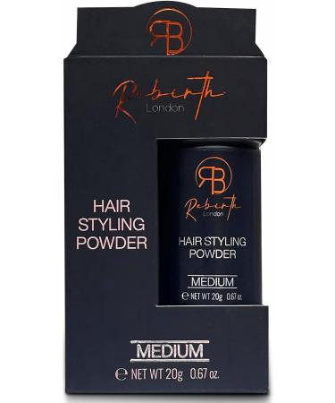 Rebirth Hair Powder Men Unisex 20g - Instant Volume & Thickening for All Hair Types - Medium Hold, Fresh Smell - Buy Online on GoSupps.com