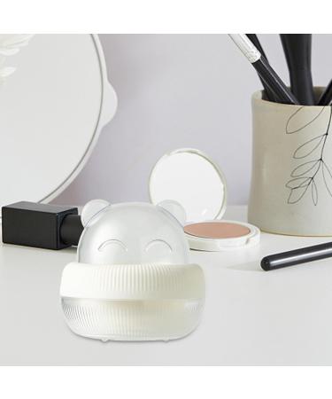 Makeup Sponge Travel Case Beauty Egg Storage Case Bear Shape - Beauty Sponge Storage Case Cute Make Up Sponges Case Travel Makeup Sponge Organize for Women White - Buy Online on GoSupps.com