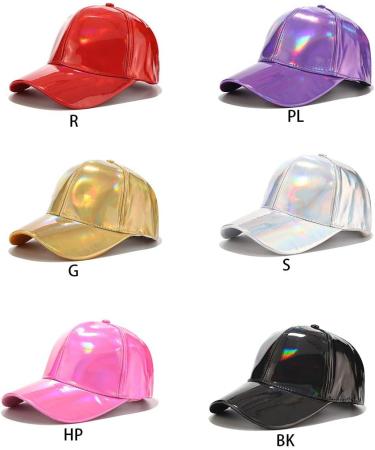 Adjustable Holographic Rainbow Baseball Cap for Men & Women - Perfect for Running Workouts & Outdoor Activities - Buy Online on GoSupps.com