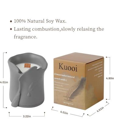 Natural Soy Wax Scented Candles | Aromatherapy Holiday Candle for Men | Cedar & Leather Secret Message - Buy Online on GoSupps.com