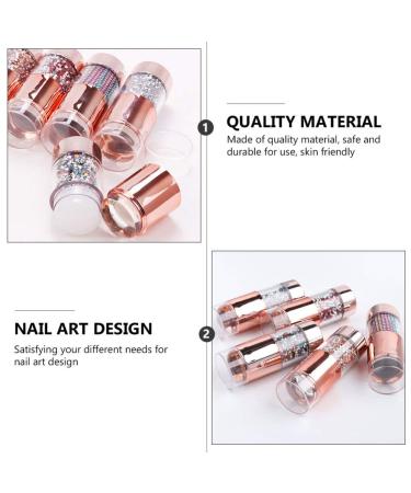 FRCOLOR Clear Nail Stamper - Silicone Nail Art Stamper Heads & DIY Kits for Men & Women | International Shipping - Buy Online on GoSupps.com