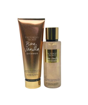 Victorias Secret Bare Vanilla Shimmer Fragrance Mist and Lotion Set - Buy Online on GoSupps.com