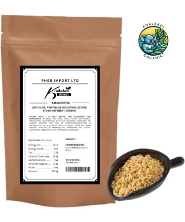 ORGANIC Certified Orzo Pasta (2kg) Premium non-GMO 100% Natural no Additives or Preservatives Package may vary - Free UK delivery by Koalakoi (2 Kilograms) 2 Kilograms - Buy Online on GoSupps.com