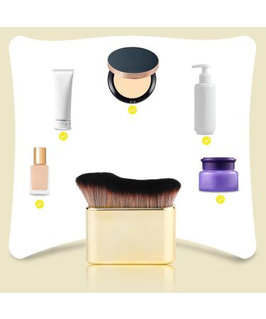 Self Tanning Brush Self Tan Brush Applicator Self Tanner Brush Foundation Body Makeup Brushes Self Tan Blending Brush for Face and Body(Gold) - Buy Online on GoSupps.com