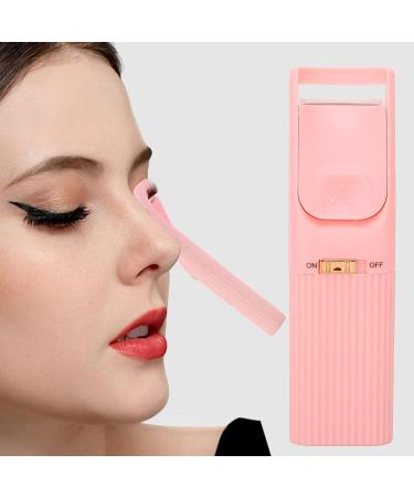 Buy Heated Eyelash Curler - Electric USB Lash Curler with Intelligent Temperature Control & Quick Preheating | Ergonomic Pink Design for Perfect Lashes - Buy Online on GoSupps.com