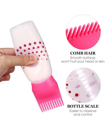 Minkissy Root Ridge Applianter Bottles - 2 Pcs Plastic Hair Dye Flaps for Hair Oils & Bleaching | International Shipping - Buy Online on GoSupps.com