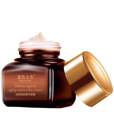 BLUE LOVE Anti-Aging Eye Cream Reduces Dark Circles & Puffiness Moisturizing Under-Eye Bags & Fast-Absorbing Wrinkle Treatment for Men & Women 0.7oz