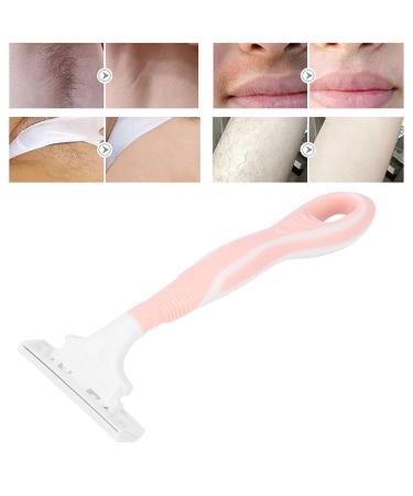 Portable Women's Stainless Steel Razor Cutter - Safe Manual Shaving Tool in Pink for Effortless Hair Removal - Buy Online on GoSupps.com