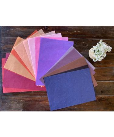 50 Sheets Thin Mulberry Paper - Mixed Colors A4 Sheets for Art, Origami, Craft & Card Making - Buy Online on GoSupps.com