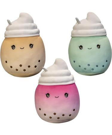HEKARBAMILL Bubble Tea Plush 5.9x9.8 Inch Soft Skin-Friendly Boba Plush Milk Tea Cute Plush Pillow Stuffed Boba Pillow Gifts for Girls Toys Brown for Recreation - Buy Online on GoSupps.com