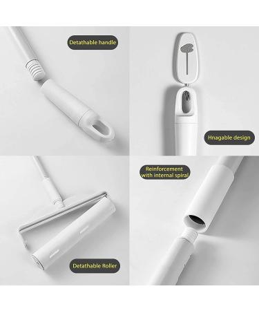 Nature Therapy Lint Roller Pet Hair Remove Roller Clothes Sticky Roller with 1 Adjustable Detachable Handle (Longest 124cm) + 9 Refills Suitable for Carpet Clothes Bedding Furniture And Sofa - Buy Online on GoSupps.com