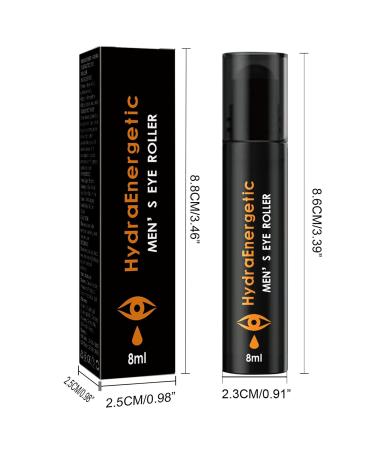 Men's Clear Eye Roller - 8ml Japanese Skincare for Dark Circles & Puffiness - Hydrating Eye Treatment - Buy Online on GoSupps.com