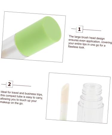 Mikikit 5pi ces Lot De Tubes De Gloss Vide Rechargeable Avec Pinceau Pour Diy Maquillage Plastique Transparent - Buy Online on GoSupps.com
