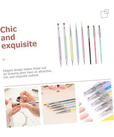 Healeved 3 Sets Nail Pen Wear-resistant Nail Tools Manicure Tools 3d Gel Dotting Tools Nails Gel Nail Supply Nails Kits Nail Tools for Nail Art Pro Tools Nail Gel Crystal Pen Household Abs - Buy Online on GoSupps.com