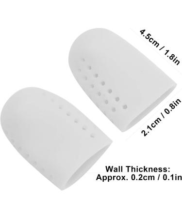 SEBS Toe Protector - Pain Relief & Prevent Squeeze/Abrasion - Average Size, Reusable (White) - Buy Online on GoSupps.com