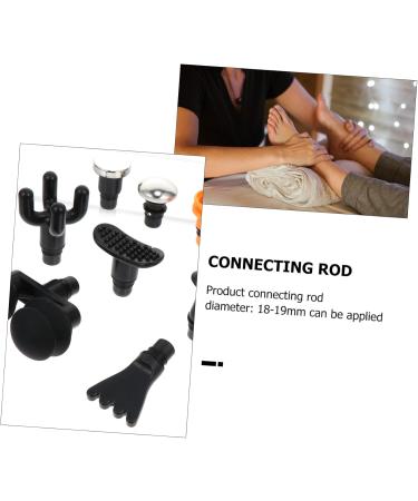FRCOLOR 1 Set 9-Piece Massage Head with Fascia Attachments - Deep Tissue Replacement Heads for Muscle Massager Devices | Fitness Dashboard Accessory - Buy Online on GoSupps.com