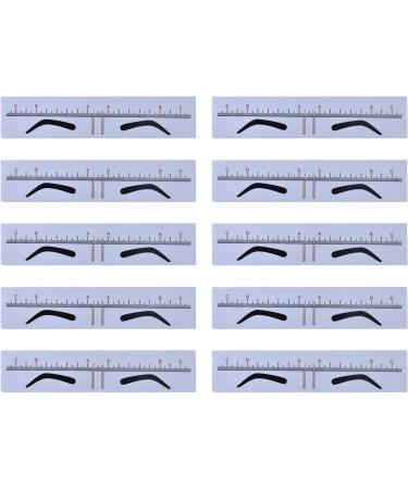 AJOIDR Convenient Accurate Eyebrow Shaping Template Balance Extension Guide Measuring Tool AchievePerfect Brow Shape Adjustable 2# - Buy Online on GoSupps.com