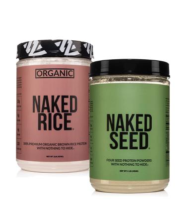 NAKED Vegan Protein Bundle Seed and 1LB Rice