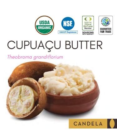 Buy Organic Raw Cupua u Butter 1lb (454g) - 100% Pure Fair Trade from Peru - 16 Ounce - Best for Skin & Hair Care - Buy Online on GoSupps.com