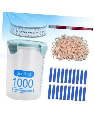 Beavorty Pen Kit Lip Liner Pencils Pot Red Ruler Eyebrow Microblading with Storage Kit Pen Ring Embroidery Cup Lip Liner Marker 1 count (Pack of 1) Red - Buy Online on GoSupps.com