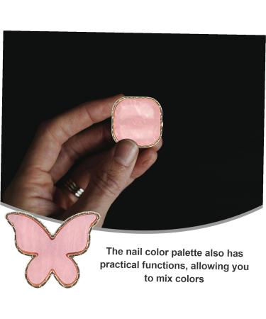 NOLITOY 4 pi ces Anneaux Palette de M lange pour Nail Art Portable Rose Plateau de Couleurs Pratique pour DIY Manucure Femmes - Buy Online on GoSupps.com