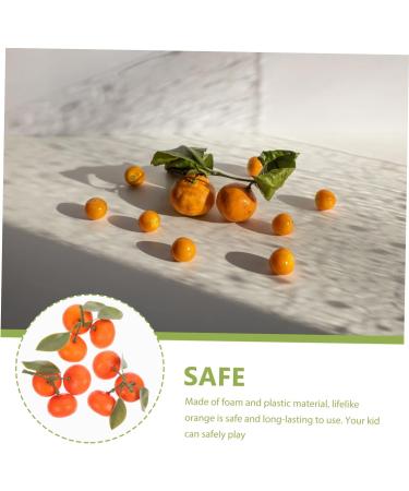 Artibetter 3pcs Simulation Sugar Orange Artificial Oranges Model Fruits Fake Orange Decor for Home Orange Slices Lifelike Oranges Toy Small Fruit Plastic Showcase - Buy Online on GoSupps.com
