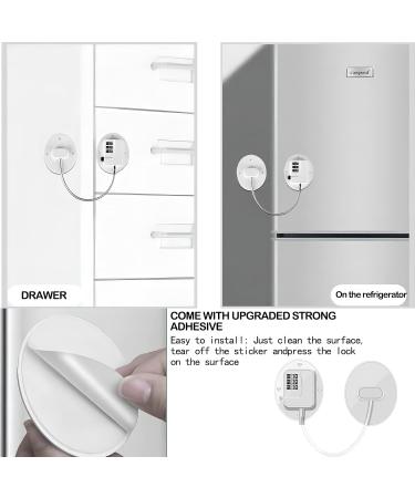 Skyzone Code Lock for Refrigerators & Windows - Child Safety Lock UPVC Window Lock No Drilling Key Cable Lock for Drawers - Buy Online on GoSupps.com