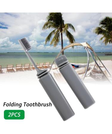 Vctitil 6pcs Travel Toothbrush Set - Portable Bamboo Charcoal Soft Hair for Adults | Ideal for Oral Hygiene & Hotel Use - Buy Online on GoSupps.com